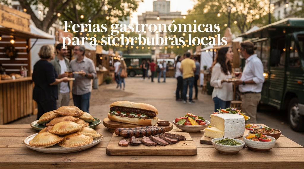Ferias gastronómicas para descubrir sabores locales