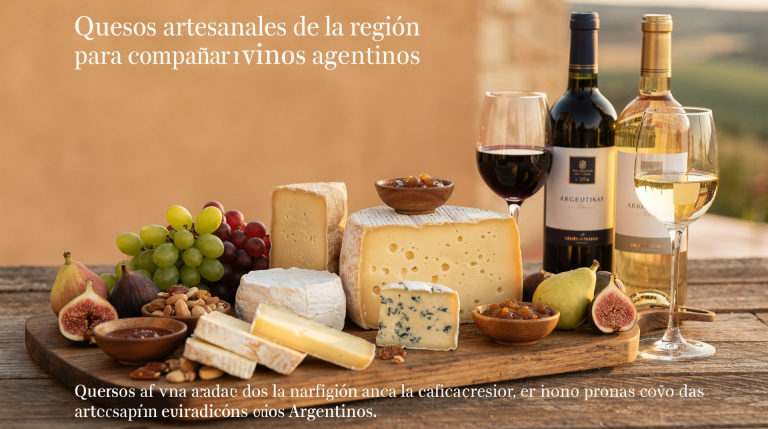 Quesos artesanales de la región para acompañar vinos argentinos